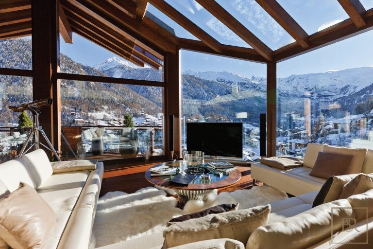 Luxury Chalet Zermatt Peak 5* superior Wellness with interior pool, 5 bedrooms in Zermatt rental For Super Rich