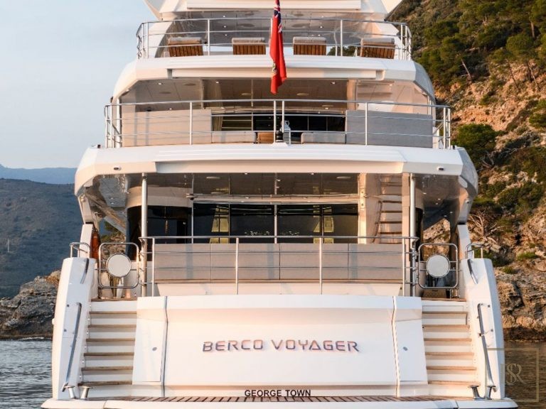 Sunseeker BERCO VOYAGER 40 Meters famous charter rental For Super Rich