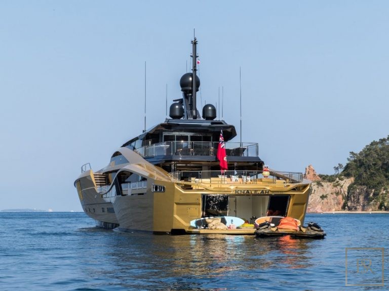 Palmer Johnson KHALILAH 49 Meters super yacht charter rental For Super Rich