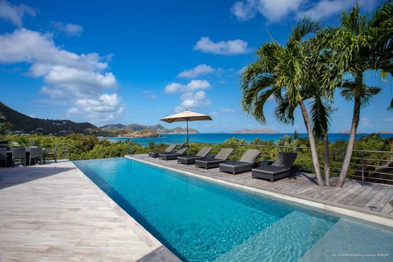Luxury Villa Avenstar hillside of Camaruche with exceptional views of the sea, 5 bedrooms in Lorient - St Barth rental For Super Rich