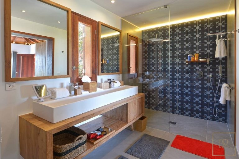 Luxury Villa Danse du Soleil tropical gardens with sea view, heated pool, 5 bedrooms in St Barth price rental For Super Rich