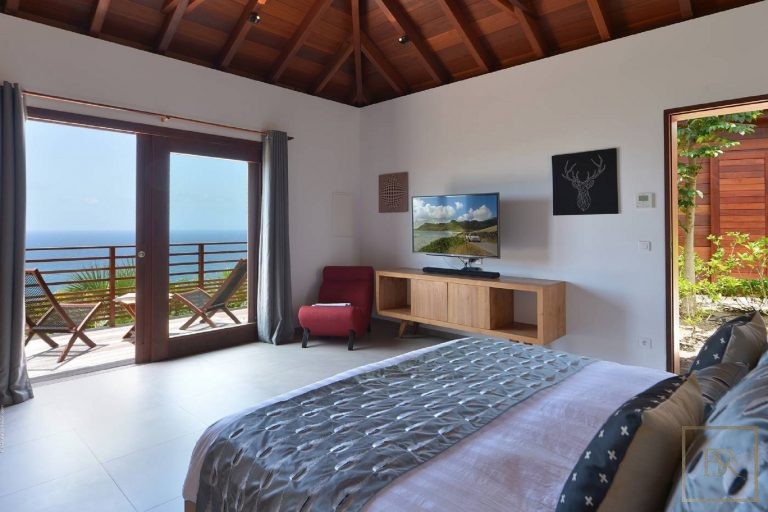 Luxury Villa Danse du Soleil tropical gardens with sea view, heated pool, 5 bedrooms in St Barth deal rental For Super Rich