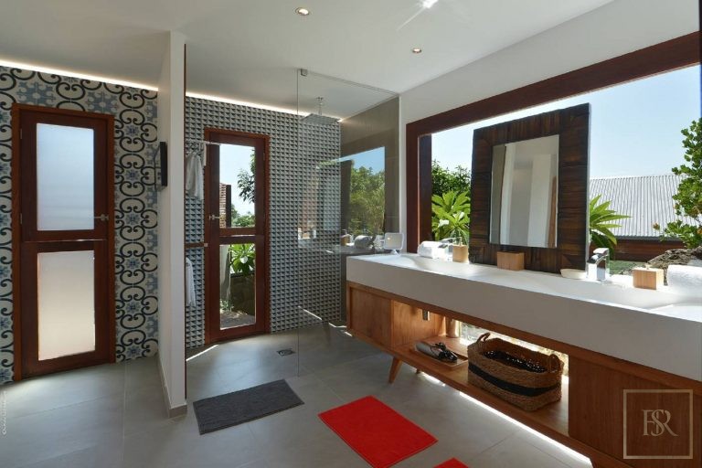 Luxury Villa Danse du Soleil tropical gardens with sea view, heated pool, 5 bedrooms in St Barth ultra luxury rental For Super Rich