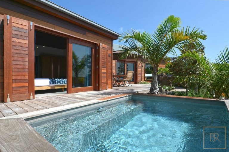 Luxury Villa Danse du Soleil tropical gardens with sea view, heated pool, 5 bedrooms in St Barth exclusive rental For Super Rich