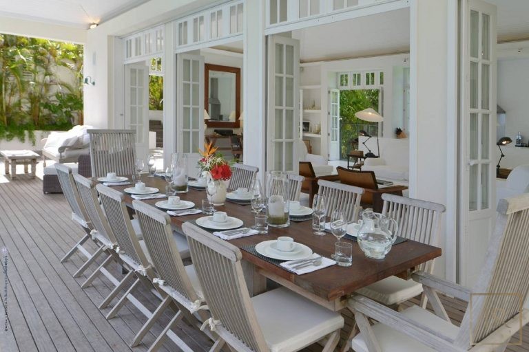 Luxury Villa ELA Beachfront Tennis court, pool, 8 bedrooms in Flamands - St Barth ELA rental For Super Rich