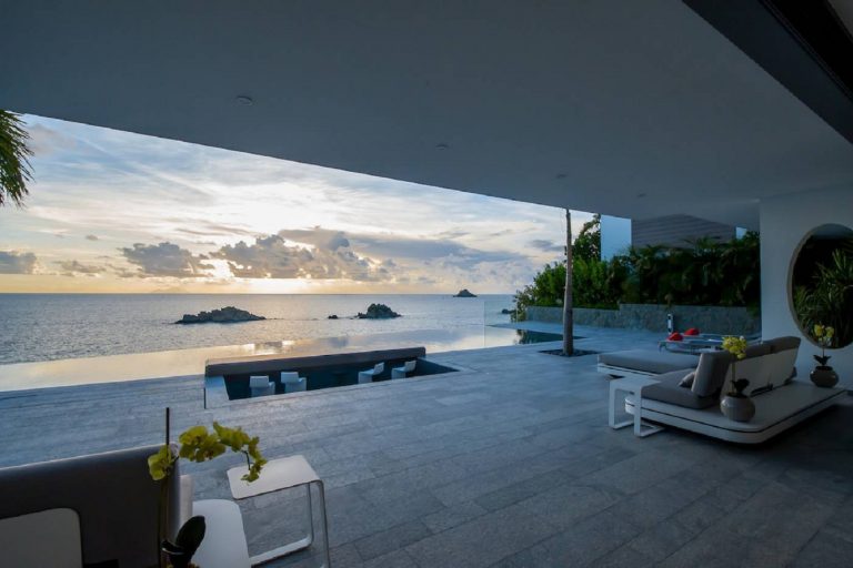 Luxury Villa Axel Rock Hillside in Gustavia, 4 bedrooms in St Barth Axel Rock  rental For Super Rich