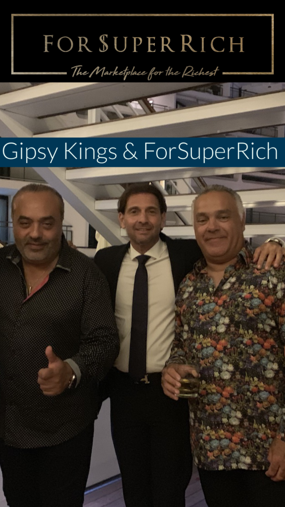 Gipsy Kings and Eric Poirier at the Yacht Club Monaco