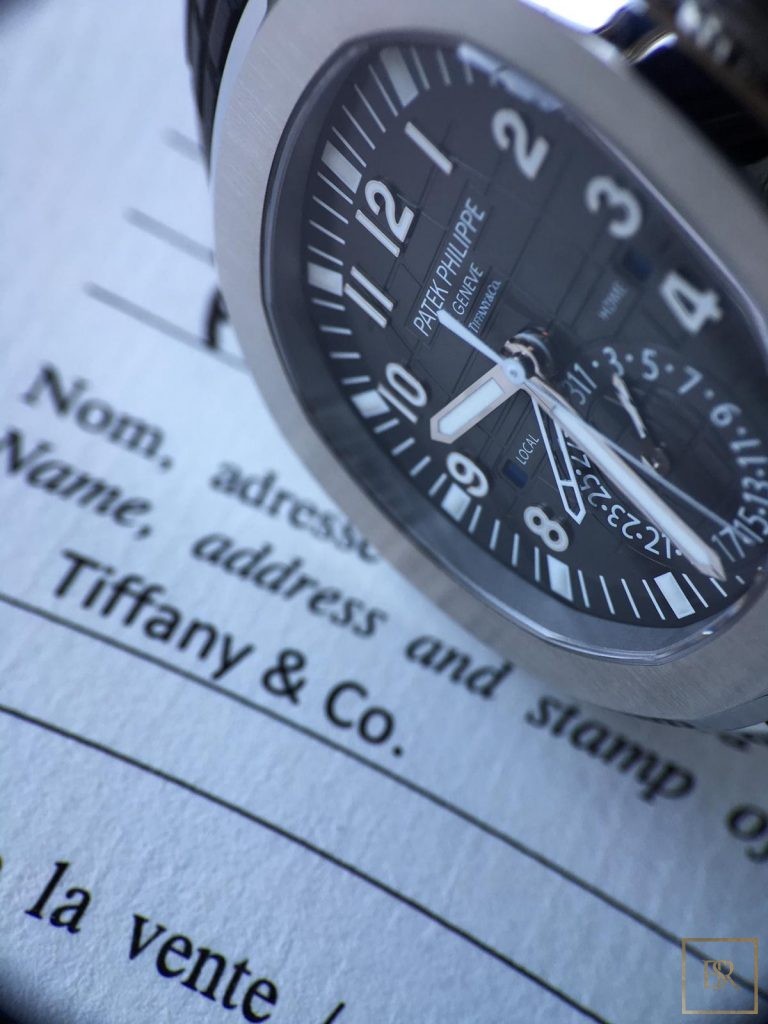 Patek Philippe Aquanaut Travel Time Tiffany & Co. 150000 for sale For Super Rich
