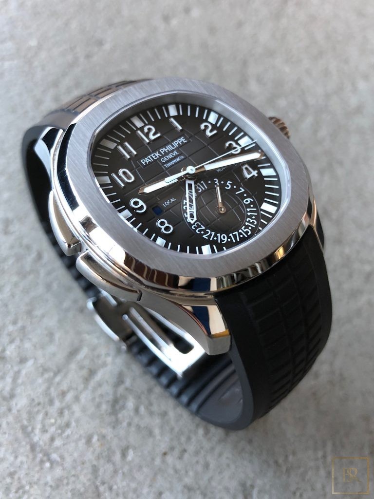 Patek Philippe Aquanaut Travel Time Tiffany & Co. United Arab Emirates for sale For Super Rich