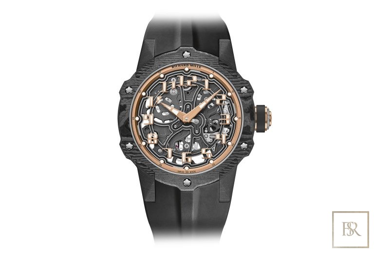 Richard Mille Round Automatic Extra Thin Carbon 165000 for sale For Super Rich