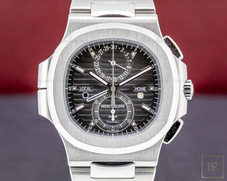 Patek Philippe Nautilus Travel Time Chronograph Tiffany & CO. 220000 for sale For Super Rich