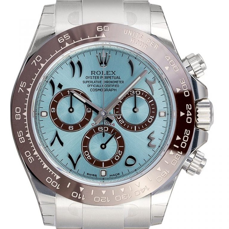 Rolex Daytona Cosmograph Platinum Arabic Dial 150000 for sale For Super Rich