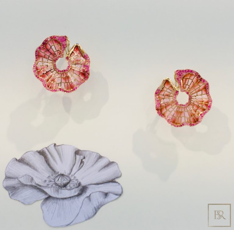 Earrings POPPY'S  -  Sandrine Tessier 51000 for sale For Super Rich