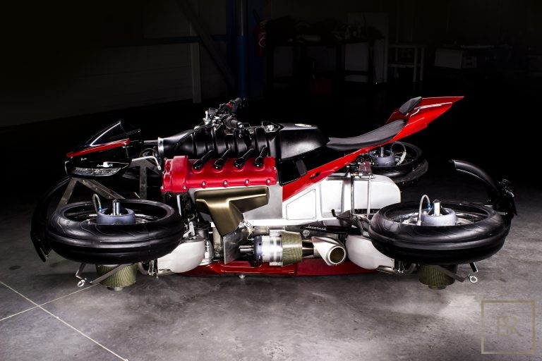 UNIQUE 1 OF 5 Flying Motorcycle LMV 496 - LAZARETH Luxury for sale For Super Rich