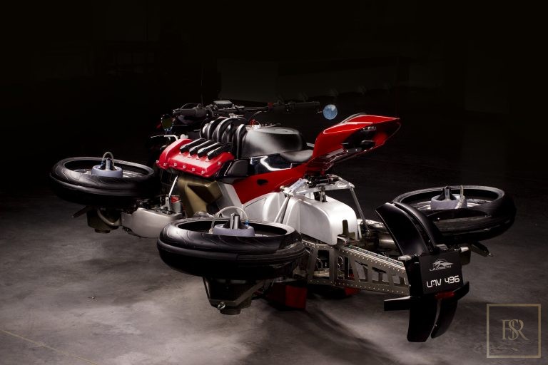 UNIQUE 1 OF 5 Flying Motorcycle LMV 496 - LAZARETH Unique for sale For Super Rich