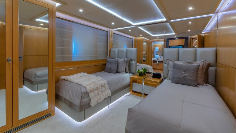 PALMER JOHNSON DB9 52 Meters escape charter rental For Super Rich