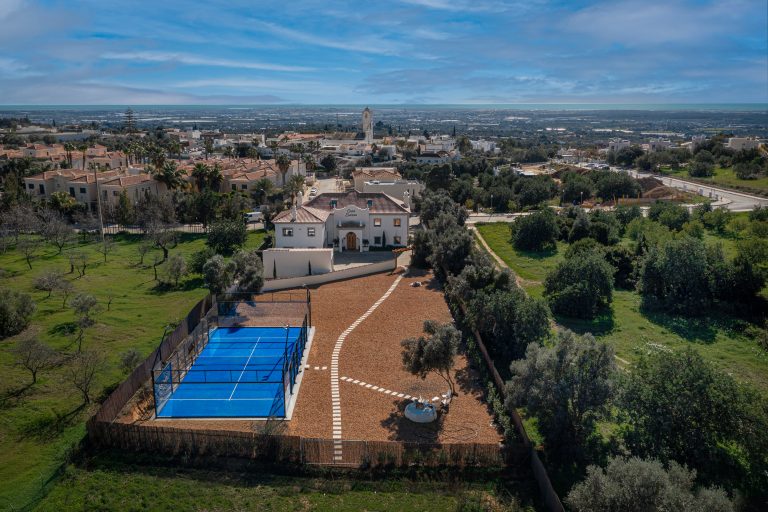 Luxury Villa Sea View, Paddle court, 5 bedrooms in Santa Bárbara de Nexe ads for sale For Super Rich