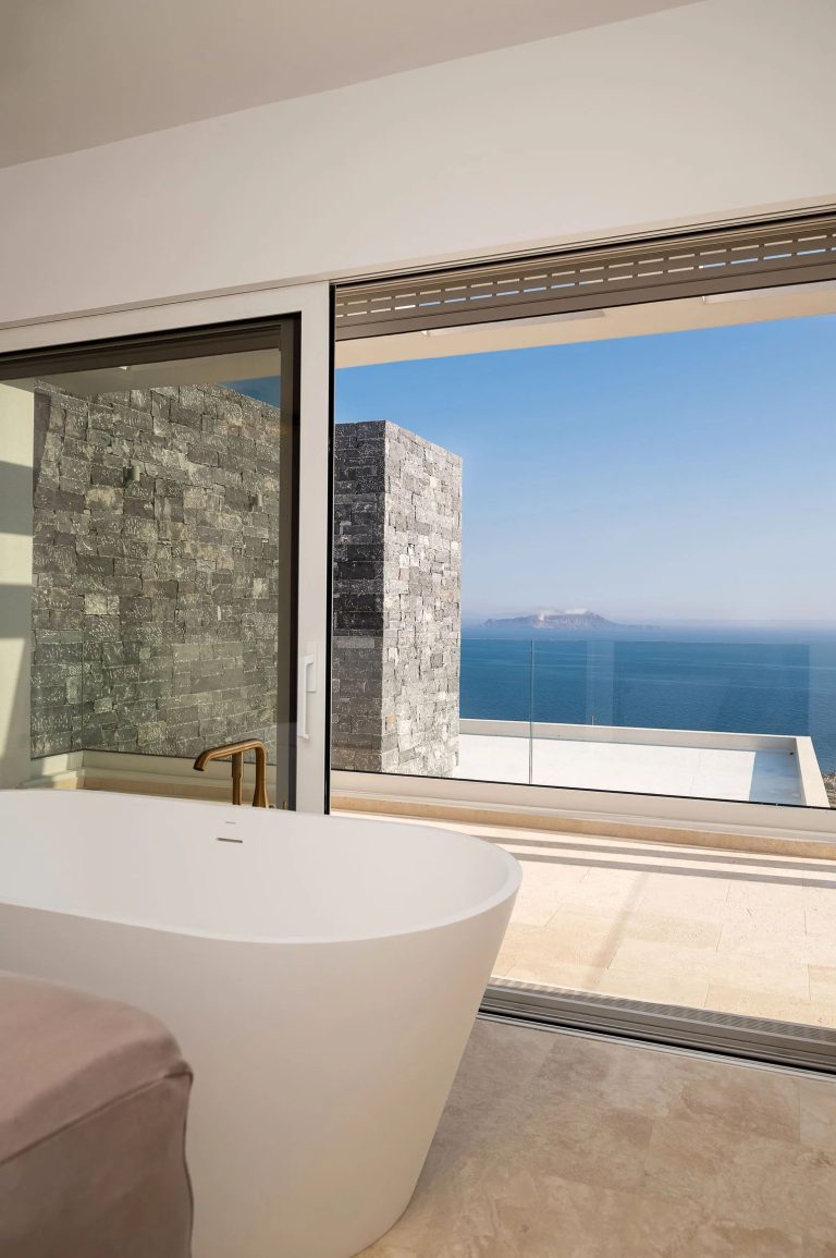 Luxury Villa Breathtaking panoramic sea views, 3 bedrooms in Agios Pavlos Rethymno search for sale For Super Rich