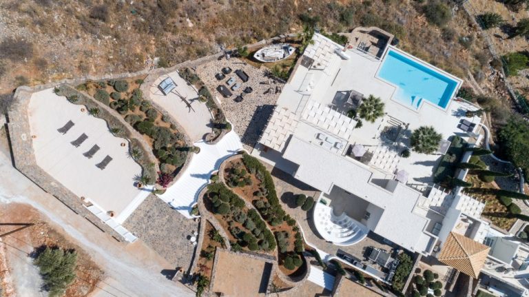 Luxury Villa Panoramic View Sea View, 6 bedrooms in Elounda Lasithi Crete available for sale For Super Rich