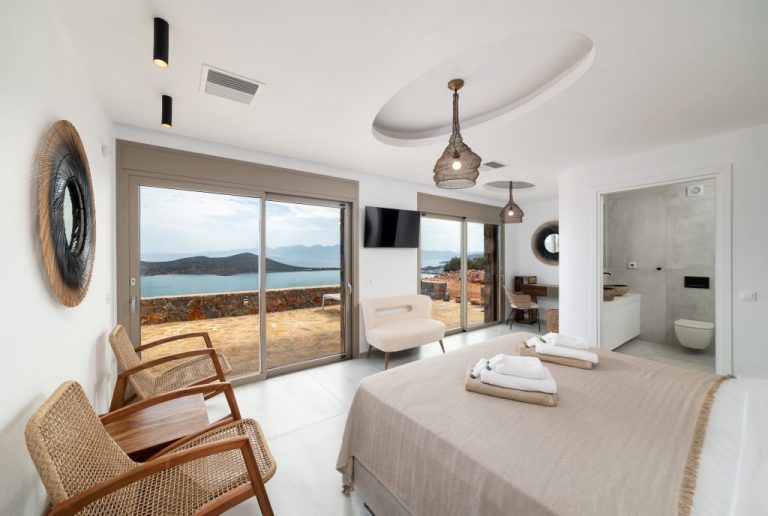 Luxury Villa Panoramic View Sea View, 6 bedrooms in Elounda Lasithi Crete properties for sale For Super Rich