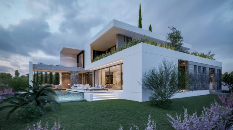 Modern Villa breathtaking sea and mountain views, 5 bedrooms in Limassol for sale For Super Rich