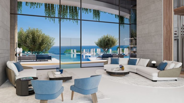 Luxury Penthouse Beach Front 50m infinity pool overlooking the sea, 6 bedrooms in Limassol 8 for sale For Super Rich