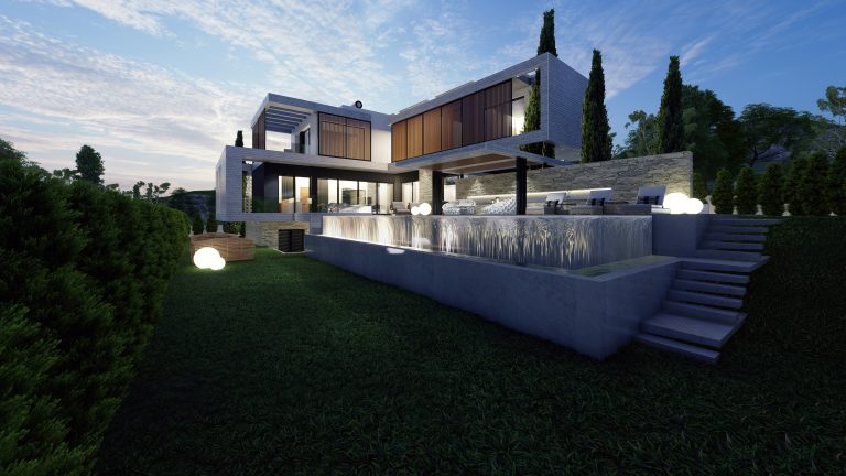 Architectural Villa Panoramic mountain views, 6 bedrooms in Limassol for sale For Super Rich