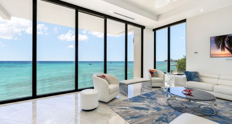Luxury Villa Beach Front Caribbean Sea views, 5 bedrooms in Seven Mile Beach top for sale For Super Rich