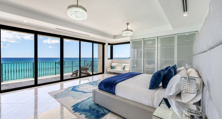 Luxury Villa Beach Front Caribbean Sea views, 5 bedrooms in Seven Mile Beach expensive for sale For Super Rich