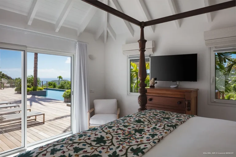 West Indies Villa Bel Air Sea view, 5 bedrooms in St Jean - St Barth price for sale For Super Rich