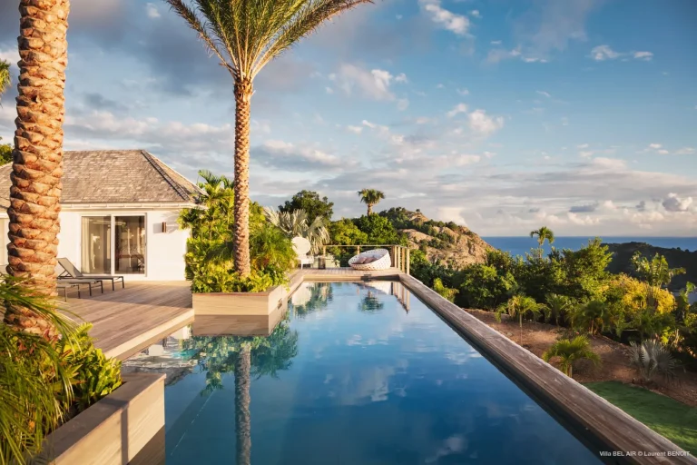 West Indies Villa Bel Air Sea view, 5 bedrooms in St Jean - St Barth exclusive for sale For Super Rich