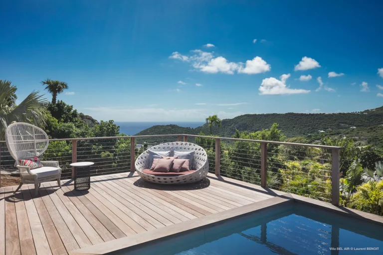 West Indies Villa Bel Air Sea view, 5 bedrooms in St Jean - St Barth photos for sale For Super Rich