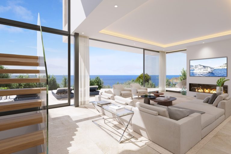 Architectural Villa Sea View Nova Santa Ponsa, 4 bedrooms in Mallorca buy for sale For Super Rich