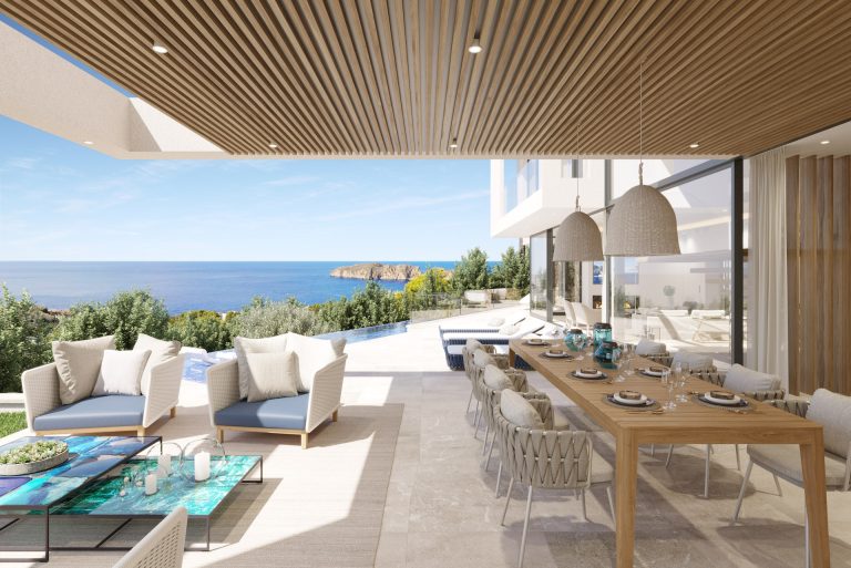Architectural Villa Sea View Nova Santa Ponsa, 4 bedrooms in Mallorca property for sale For Super Rich