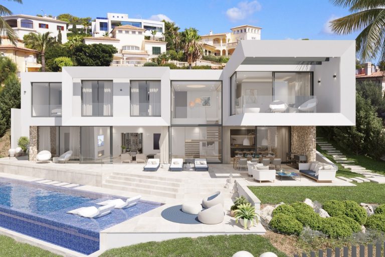 Architectural Villa Sea View Nova Santa Ponsa, 4 bedrooms in Mallorca value for sale For Super Rich