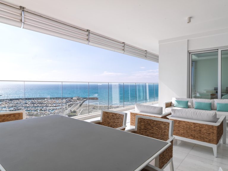 Luxury Apartment Beach Front Sea View, 3 bedrooms in Limassol available for sale For Super Rich