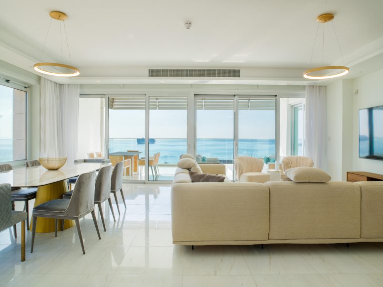 Luxury Apartment Beach Front Sea View, 3 bedrooms in Limassol search for sale For Super Rich