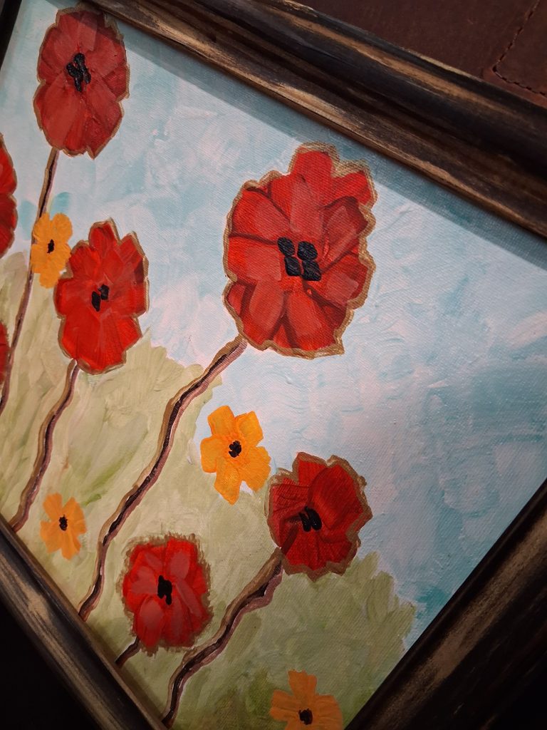 Poppies In Gold United States for sale For Super Rich