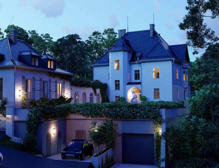 Luxury Villa Panoramic View 19th district, 6 bedrooms in Vienna Construction plan for sale For Super Rich
