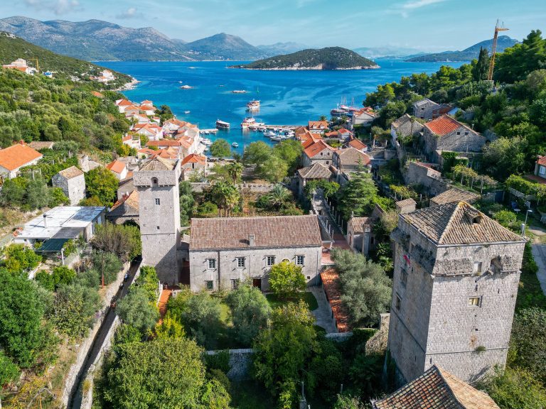 Luxury Castle on the Island of Šipan, panoramic sea view, 5 bedrooms in Dubrovnik properties for sale For Super Rich