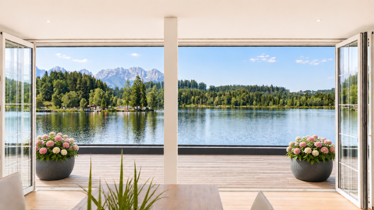 Luxury House Lake View of Lake Schwarzsee with Private Lake Access, 8 bedrooms in Kitzbühel best for sale For Super Rich